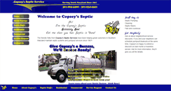 Desktop Screenshot of copseysseptic.com