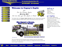 Tablet Screenshot of copseysseptic.com